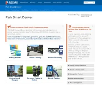 DenverpVb.com(Park Smart Denver) Screenshot