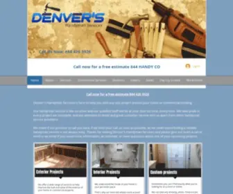 Denvershandymanservices.com(Denver's Handyman Services) Screenshot