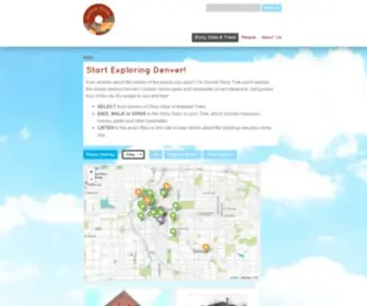 Denverstorytrek.org(Start Exploring Denver) Screenshot