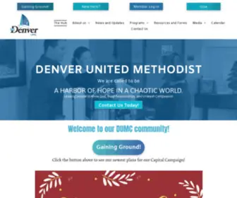 Denverumc.org(Denver United Methodist) Screenshot