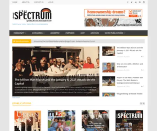 Denverurbanspectrum.com(The Denver Urban Spectrum Website) Screenshot