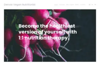 Denvervegannutritionist.com(Denver Vegan Nutritionist) Screenshot