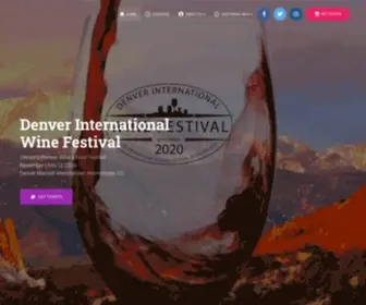 Denverwinefest.com(2020 Denver International Wine and Food Festival) Screenshot