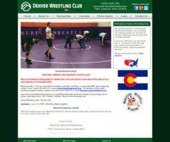 Denverwrestling.org(Denver Wrestling Club) Screenshot