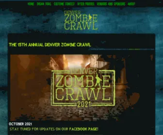 Denverzombiecrawl.com(Denver Zombie Crawl) Screenshot