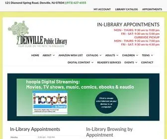 Denvillelibrary.org(Your Guide On The Path To Discovery) Screenshot