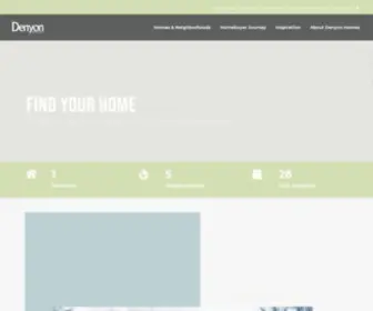 Denyonhomes.com(Construction Company) Screenshot