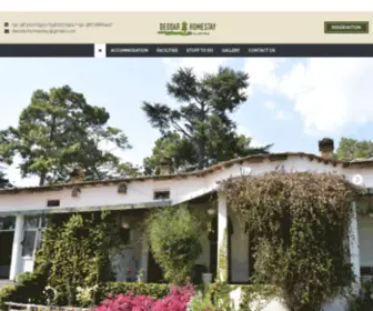 Deodarhomestay.com(Deodar HomeStay) Screenshot