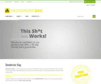 Deodorizerbag.com(Deodorizer Bag) Screenshot