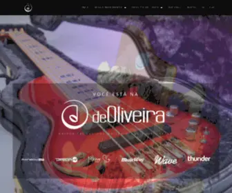 Deoliveirabass.com(A melhor em instrumentos hand made) Screenshot