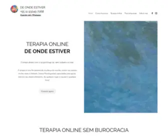 Deondeestiver.com.br(De onde estiver) Screenshot