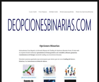 Deopcionesbinarias.com(OPCIONES BINARIAS) Screenshot