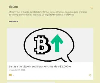 Deoro.us(Despensa de Dinero es un blog) Screenshot