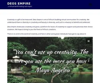 Deosempire.com(Deos Empire) Screenshot