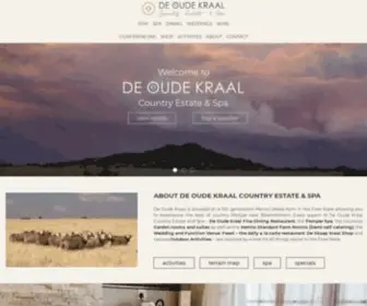 Deoudekraal.com(De Oude Kraal Country Living Bloemfontein) Screenshot