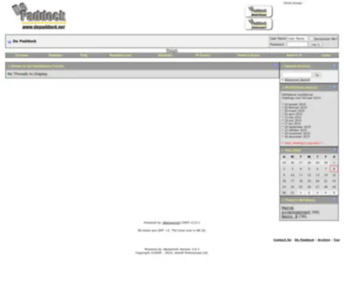 Depaddock.eu(De Paddock) Screenshot