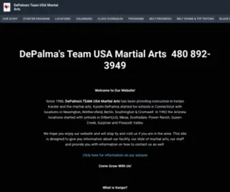 Depalmaskarate.com(DePalma's Team USA Martial Arts) Screenshot