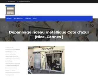 Depannage-Rideau-Metallique.com(Dépannage de rideaux métalliques à Paris) Screenshot