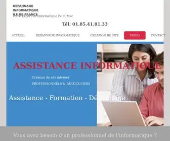 Depannageinformatique-Essonne.com(Assistance informatique à domicile) Screenshot