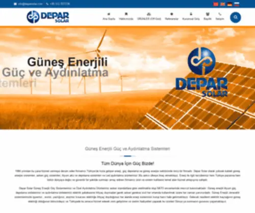 Deparsolar.com(DEPAR SOLAR) Screenshot