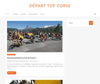 Depart-TDF-Corse2013.com(Départ) Screenshot