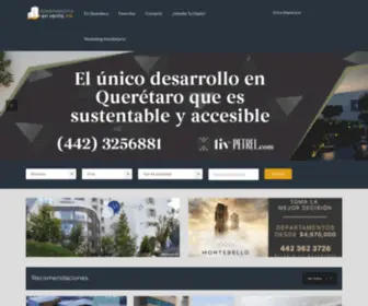 Departamentosenventa.mx(Departamentos en Venta en Querétaro) Screenshot