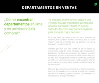 Departamentosenventa.pe(Tips para encontrarlos) Screenshot