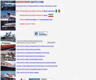 Departedflights.com(Index) Screenshot