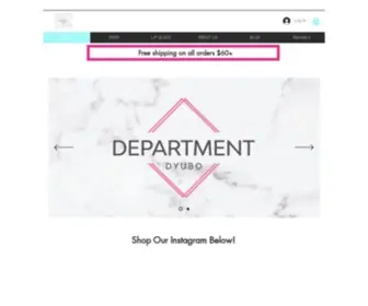 Departmentdyubo.com(Department Dyubo) Screenshot