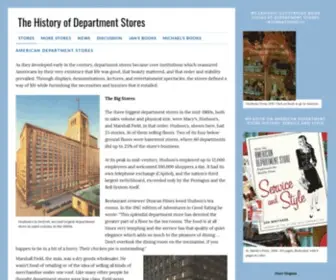 DepartmentStorehistory.net(The History of Department Stores) Screenshot