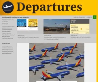 Departure-Gates.com(All information you need for your next departure) Screenshot