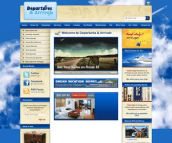 Departuresandarrivals.travel(Departures & Arrivals) Screenshot