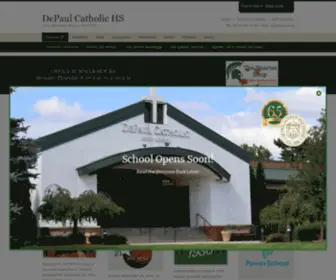 Depaulcatholic.org(DePaul Catholic High School) Screenshot