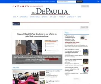 Depauliaonline.com(The Student News Site of DePaul University) Screenshot