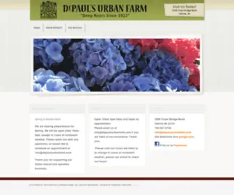 Depaulsurbanfarm.com(DePaul\'s Urban Farm) Screenshot