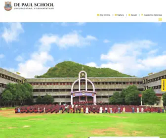 Depaulsvizag.com(DE PAUL SCHOOL VISHAKAPATNAM) Screenshot