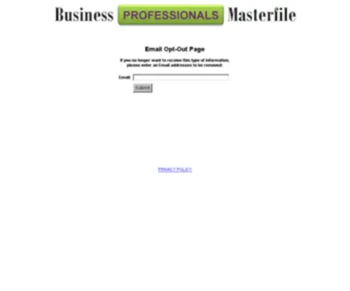 Depba.com(Business Professionals Masterfile) Screenshot