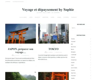 Depbyso.com(Voyage et dépaysement by Sophie) Screenshot