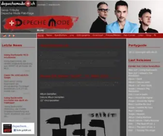 Depechemode.ch(depechemode) Screenshot