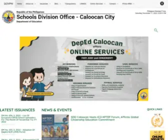 Depedcaloocan.com(DepEd Caloocan) Screenshot