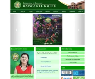 Depeddavnor.ph(Division of Davao del Norte) Screenshot