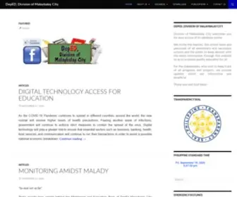 Depedmalaybalay.net(DepED, Division of Malaybalay City) Screenshot