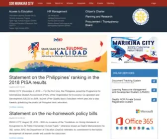 Depedmarikina.ph(DepEd Schools Division Office) Screenshot