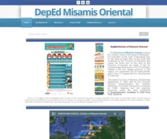 Depedmisor.net(DepEd Misamis Oriental) Screenshot