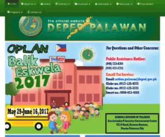 Depedpalawan.com.ph(DepEd Palawan) Screenshot