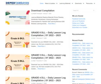 Depedtambayan.org(DepEd Tambayan) Screenshot