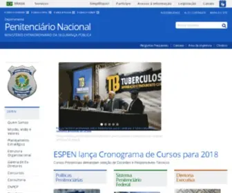 Depen.gov.br(Departamento Penitenciário Nacional) Screenshot