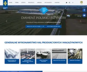 Depenbrock.pl(Budowa hal stalowych) Screenshot