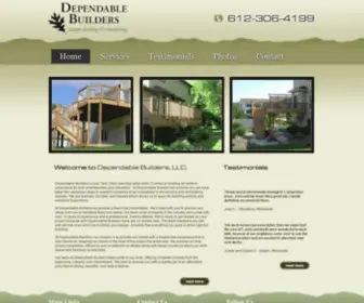 Dependablebuilders.com(Dependable Builders) Screenshot