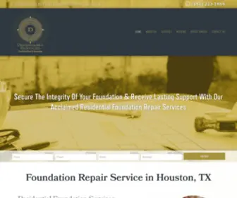 Dependablefoundationrepairtx.com(Dependable Foundation Repair & Remodeling) Screenshot